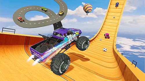 モンスター トラック レーシング ゲーム 3D, メガ ランプ トラック